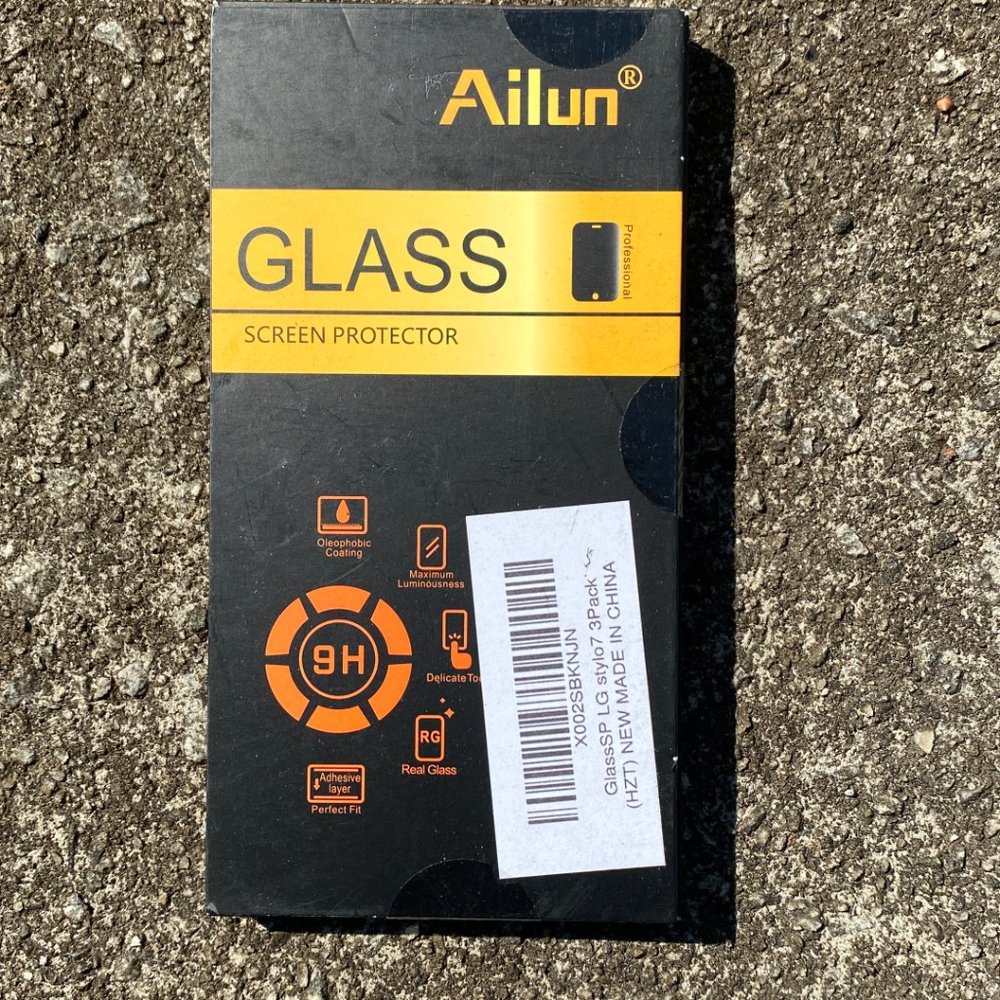 Ailun LG Stylo 7 Glass Oleophobic Coating Screen Protector Pack Of 3